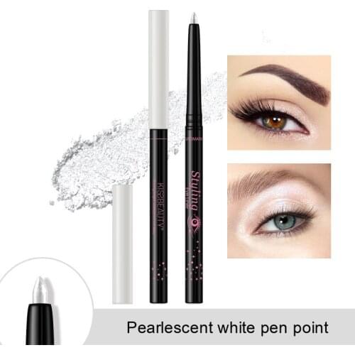 Pearlescent Lying Silkworm Pen Eye Shadow Pen High Gloss Pen Shining Waterproof Long Lasting Pearlescent Pen Makeup Cosmetic