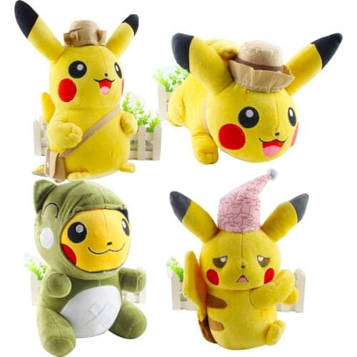 Pokemon Pikachu Plush Toys Stuffed Japan Movie Anime Dolls Christmas Birthday Gifts for Kid