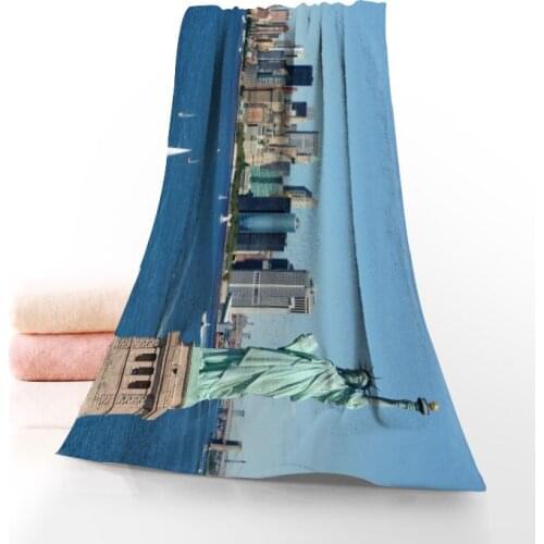 New York City Towels Microfiber Bath Towels Travel,Beach,Face Towel Custom Creative Towel Size 35X75cm And 70X140cm