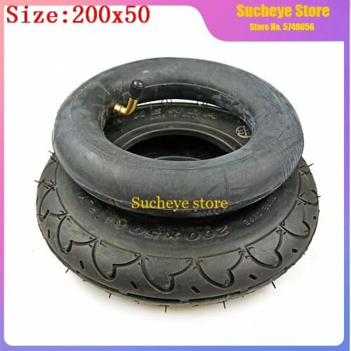 Good Quality 8 Inch 200X50 / 8x2 Tire Fit for Electric Gas Scooter & Electric Scooter(inner Tube Included) Wheelchair Wheel