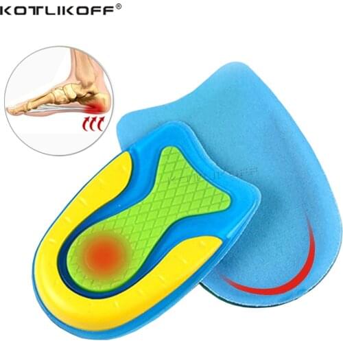 KOTLIKOFF Gel Insoles For Spur Plantar Fasciitis Insoles Shock Absorption Comfortable Shoe Insoles Gel For Men And Women