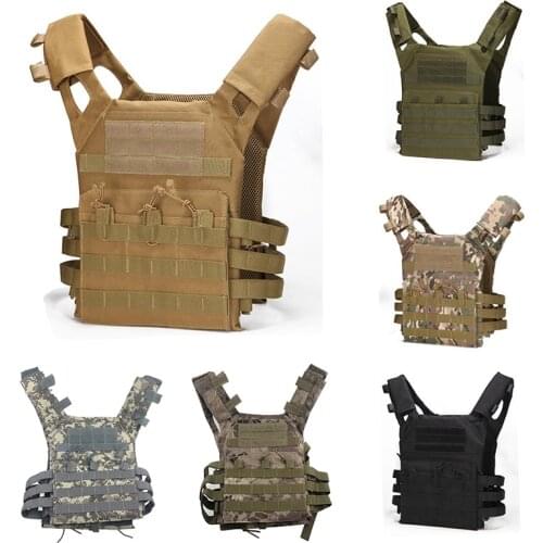 Tactical JPC Combat Vest Molle Plate Carrier Vest Military Outdoor Airsoft Hunting Paintball Shooting CS Protective Equipment