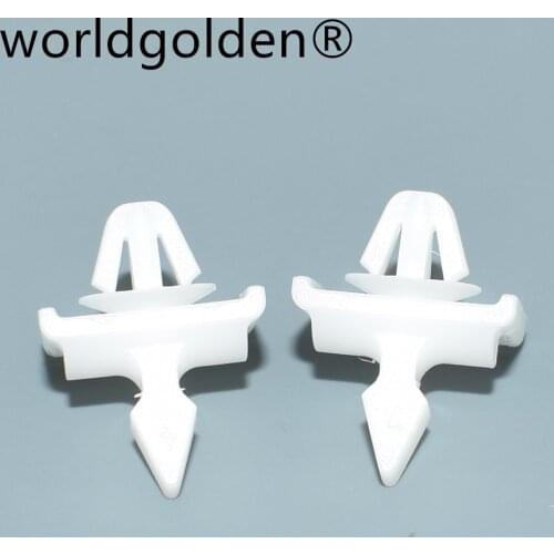 Worldgolden 100pcs auto clips Door Shield Moulding Clip for Mercedes-Benz W124 93-94