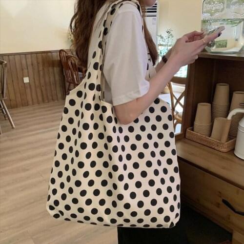 Youda Women Canvas Shopping Bag Notting Hill Books Pack Female Cotton Cloth Shoulder Bags Eco Handbag Wave Point Grocery Shopper