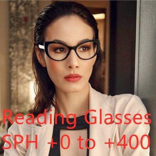 ZAOLIHU Tr90 Women Reading Glasses Blue-Ray Ladies Eyewear +0 to +400 Dgree Adult Eyeglasses High Quality Round Moypia Frames
