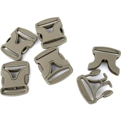 5PCS UTX9295 1.5 inch Plastic Side Release Buckle button for Tactical AVS Vest Free Shipping