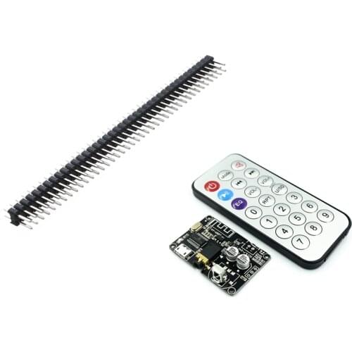 9 Pcs 2.54mm Pitch Double Row 40 Pin IDC Socket Connector Male Header with Bluetooth Audio Receiver Board