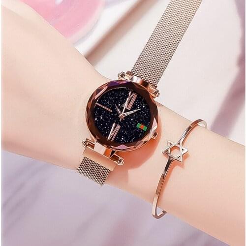 Luxury Lazy Watch Steel mesh Watch Unique Fashion Trend Wrist Watch Simple temperament Women Watch Relogio Feminino Reloj Mujer