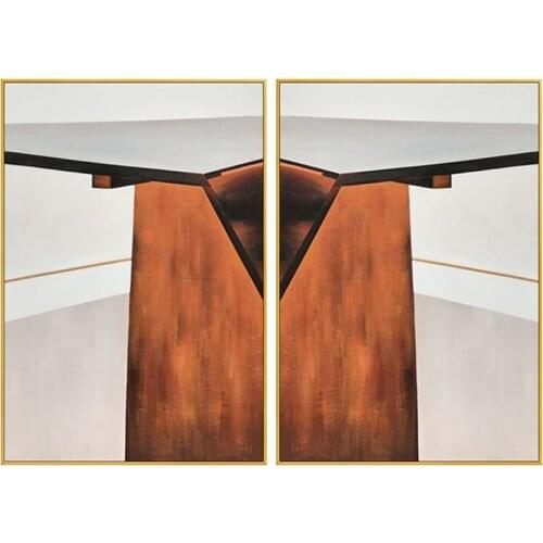 Colth Old Decor Abstract Canvas Painting Living Room Restaurant Interior Decoration Picture Wall Art Hand Painted Oil Painting