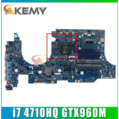For Acer aspire VN7-591 VN7-591G Laptop motherboard 14206-1 448.02W02.0011 CPU i7 4710HQ GPU GTX960M tese OK Mainboard