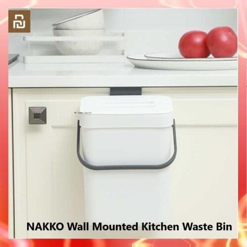 Mijia NAKKO Wall Mounted Kitchen Waste Drawer 3L / 5L Home Cabinet Hanging Kitchen Desktop Storage Waste Sorting Bucket