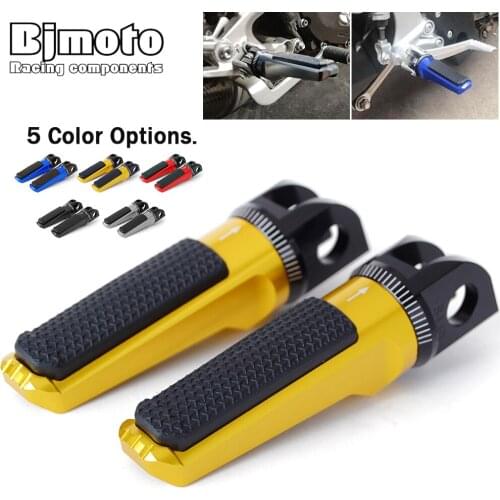 For SUZUKI GSXR600 GSXR750 01-05 SV1000S 03-05 SV650S 2003-2008 Motorcycle Foot Pegs Front Rider Pedal Z900 Z300 Z250SL Z650