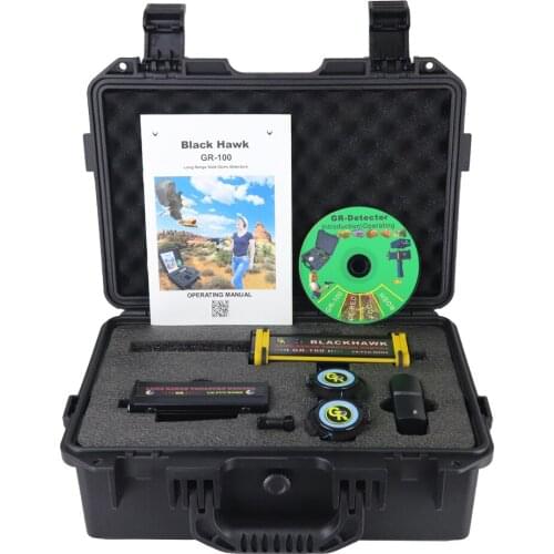 Underground Metal Detector Black Hawk GR100 Detection Diamond Gold Applicable to Underground Treasure Hunters