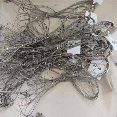 Strong Integration Stainless Steel Mesh Bag / Drop Preventing Net