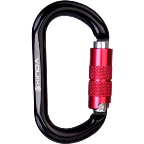 Professional tension 25KN Outdoor Climbing Carabiner O-shape Automatic Lock Carabiner mountaineering Multi Function Tools