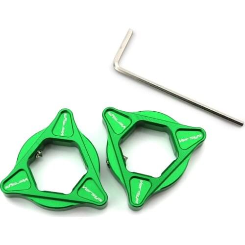 For Kawasaki VERSYS 650 2009-2010 19mm Front Fork Preload Adjuster Hexagon Design CNC Aluminum