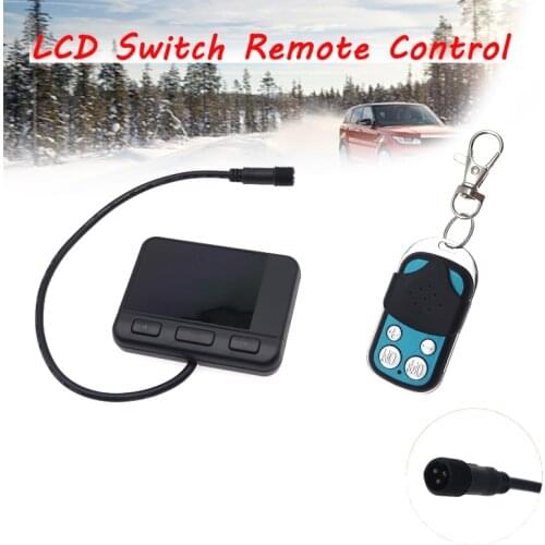 Universal 12V 24V Car Truck Air Parking Heater LCD Monitor Switch Remote Control Controller For Diesel Heating Accessories