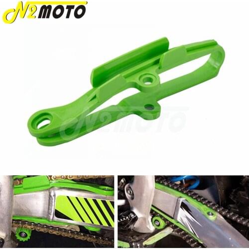 Off Road MX Motocross Chain Slider Slide Guide Swingarm Protector For Kawasaki KX250F KX450F 2009-2016 KLX450R 2011-2014 Green