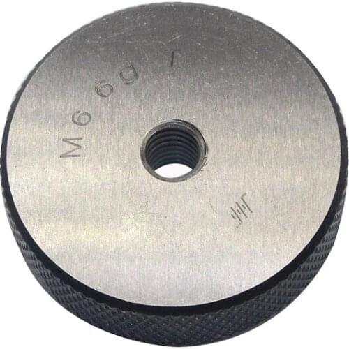 1PC M6 6g T Metric threaded ring gauge measuring external for gage holes prior screw High precision screw thread ring gauge