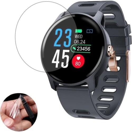 3pcs Soft Clear Protective Film Guard Protection For SENBONO LEMFO S08 Smart Watch Smartwatch Screen Protector Cover (Not Glass)