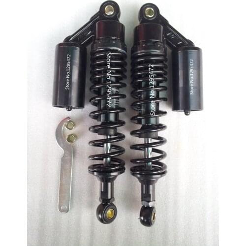 320mm 12.5" Motorcycle 7mm spring Air Shock Absorber For Yamaha DT XJ600 SR500 HONDA CX500 Scooter black