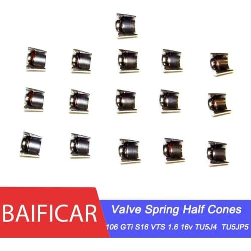 Baificar Brand New 16 Pcs Valve Spring Half Cones Kit 095020 For Peugeot 106 206 207 307 308 C2 GTi S16 VTS 1.6 16v TU5J4 TU5JP5