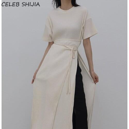 Летние платья с разрезом CELEB SHIJIA China At AliExpress