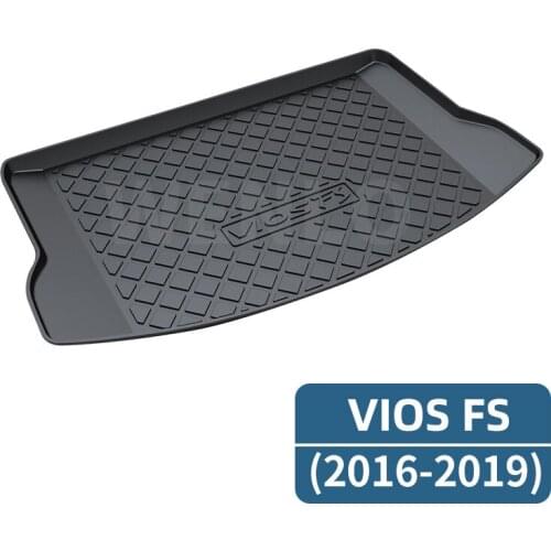 For Toyota VIOS FS YARIS-L 2006 2014 2016 Trunk Storage Mats Auto Rear Car Cargo Liner Tray Waterproof Covers Interior Covers