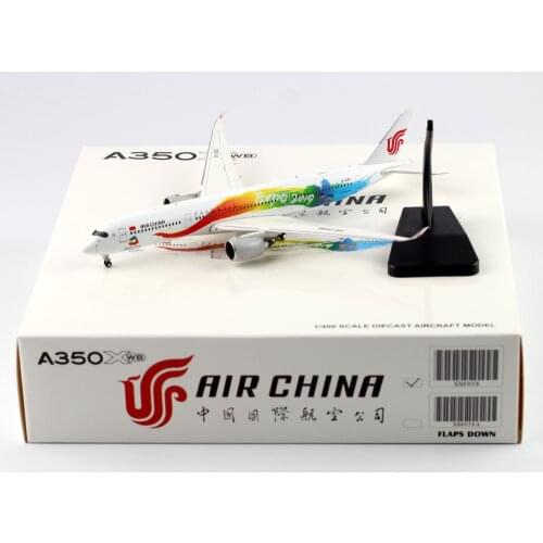 1:400 Alloy Collectible Plane JC Wings XX4058 Air China "Beijing Expo2019" "Star Alliance" A350-900 Diecast Airbus Model B-1083