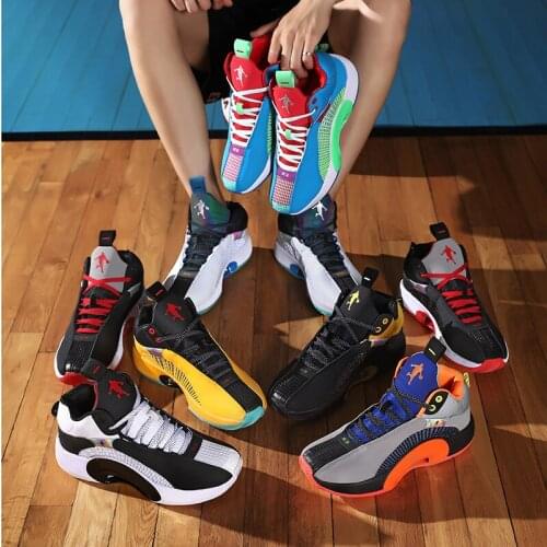 New Color Sneakers Men 2021 Autumn Basketball Shoes XXXV Low PF Cushion Sports AJ35 Casual Trainers 36-45