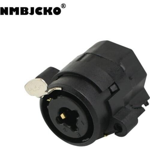 NMBJCKO 50pcs/lot Combo sheet 1/4' 6.35 jack stereo female or 3 pin xlr chassis D standard HBXJ02