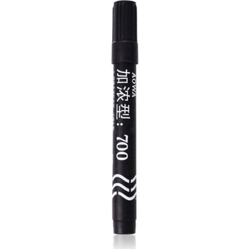 Enriched Marker Plastic Oily Waterproof Permanent Marker Pen Korean Stationery Student Outdoor Marking Ink Marker