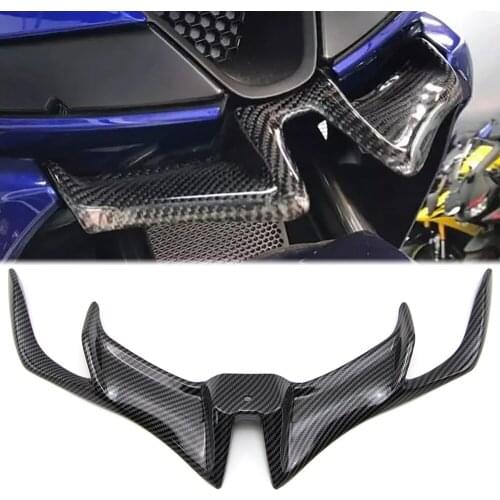 Front Fairing Aerodynamic Winglets Cover for Yamaha YZF-R15/R15 V3 2017 2018 2019 2020 Motorcycle Carbon Fiber Style