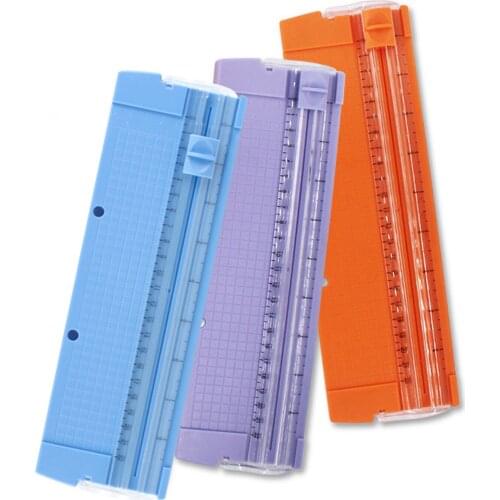 Portable A5 Paper Trimmer 8.7 Inch Cut Length Paper Cutter Scrapbooking Tool Cutting Machine with Side Ruler for Craft Paper