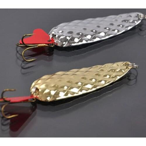 2PCS/Lot Long Shot Fishing Lure Metal Alloy Peche 5cm 8g Hard Lure With Sound Slice Wobbler Carp Spinner Gear Bait