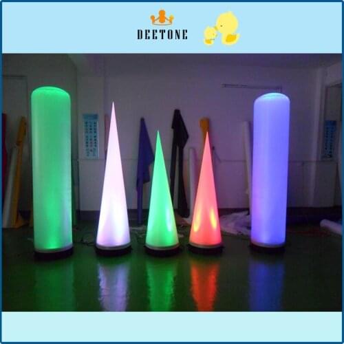 Sale of LED inflatable cylindrical cone lights, which can be used for advertising business and so on