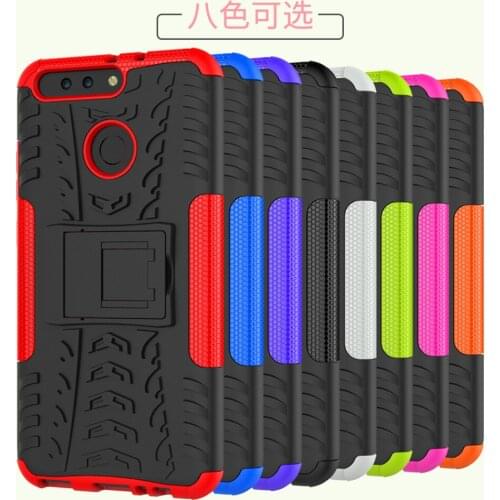 For Huawei Honor v9 case 5.7" inch Heavy Rugged TPU+PC Armor Shockproof Kick Stand Cover for Huawei Honor 8 Pro Phone Case