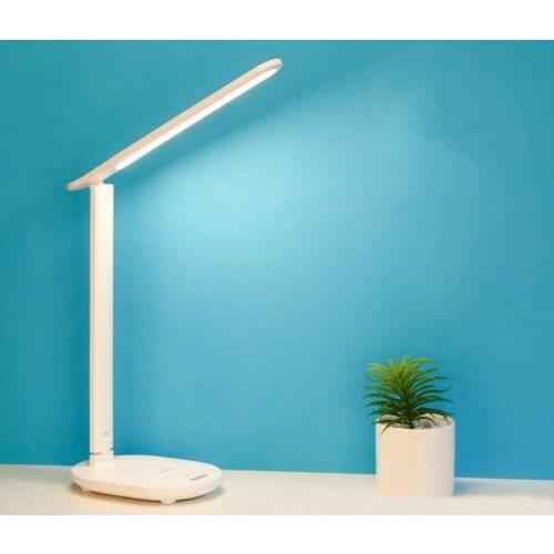 LED Desk Lamp USB Rechargerable Modern Table Lamp Multi-Function Desktop Eye Protection College Dorm Learning Study Light