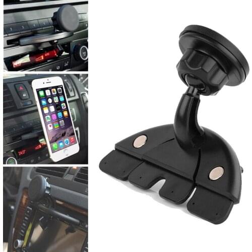 Universal Car CD Slot Magnetic Smartphone Mount Holder Cradle Bracket Support For IPhone 12 Xiaomi Huawei Phone Tablet