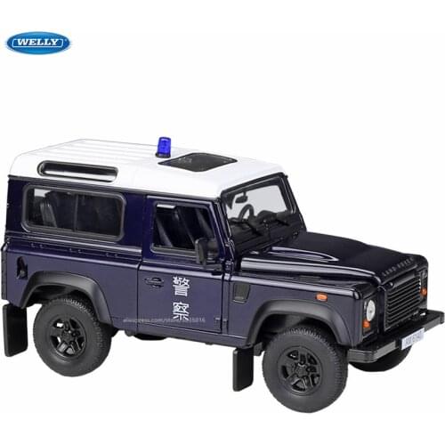 WELLY 1:24 Land Rover Defender car model simulation alloy car model crafts decoration collection toy tools gift