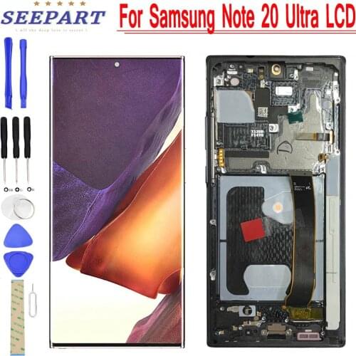 Brand new original For Samsung note 20 Ultra LCD touch screen digitizer assembly, suitable for Samsung note 20 ultra display