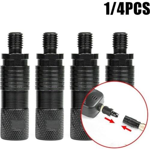 1/4Pcs Aluminum Quick Release Adapter Connector Carp Fishing Rod Bite Alarm Rod Holder Connector Carp Fishing Accessory