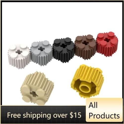 10PCS Assembles Particles 92947 2x2 Cylinder Building Blocks Bricks High-Tech DIY Education Assembly Parts Toy For Children Gift