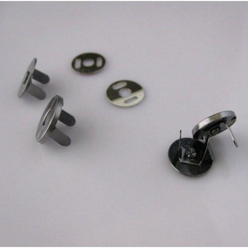 Wholesale 100sets /lot 10mm Gun Black Small Magnet Buttons Handbag/Leather Craft , Clothes Magnetic snap Button