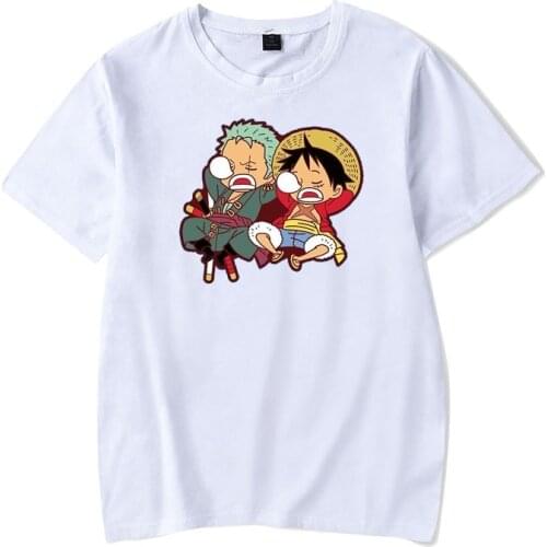 2020 New ONE PIECE Monkey D. Luffy T shirt Mens Cool T Shirt Summer Short Sleeve Tops Tee Women Childs Casual Cotton Tee Shirts