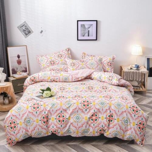 30Pink printing duvet cover pillowcase 3pcs 220x240,200x200 quilt cover blanket cover 135x200 ,single double king size