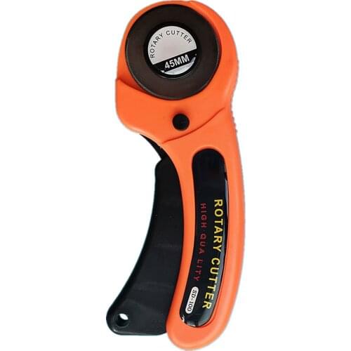 45mm Rotary Cutter Leather Cutting Tool Leather Craft Fabric Circular Blade Knife DIY Patchwork Sewing Quilting