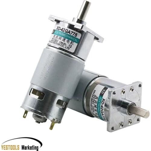 775 DC geared motor 12V/24V high power high torque motor slow speed reverse rotation speed control small motor