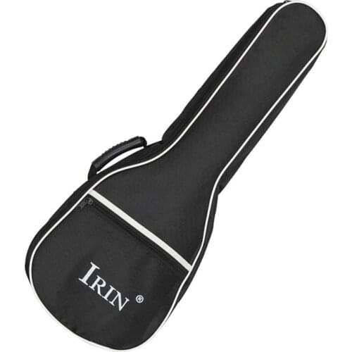 21"23"26" Black Sponge Ukulele Padded Bag Gig Bag Guitar Bag Case for Acoustic Guitar Double Layers Waterproof Foldable Bag