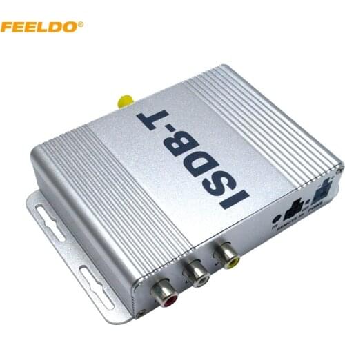 FEELDO Car Mobile High Quality ISDB-T Digital TV Receiver Box Tuner MPEG-4 For Japan/Brazil/South American